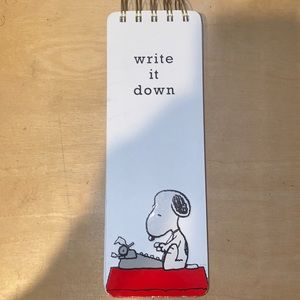 Snoopy Charlie Brown Notepad